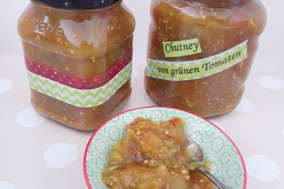 Chutney von grünen Tomaten