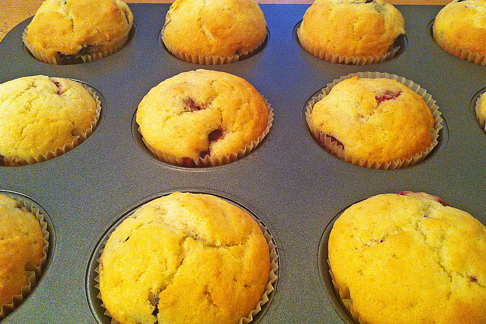 Vegane Beerenmuffins