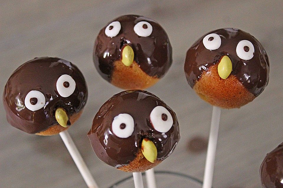 Eulen Cake-Pops