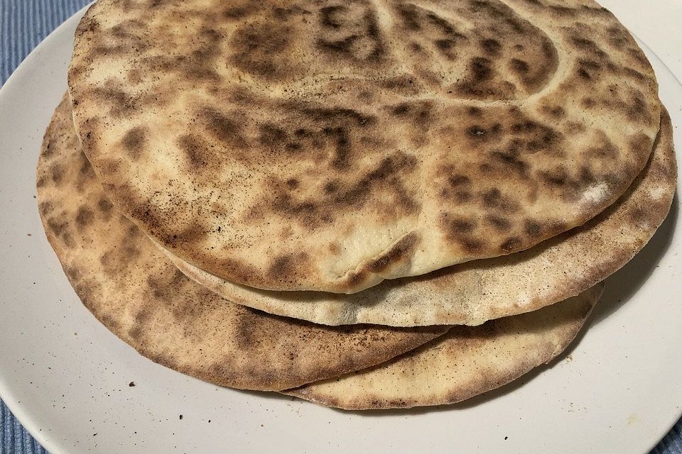 Indisches Naan Brot