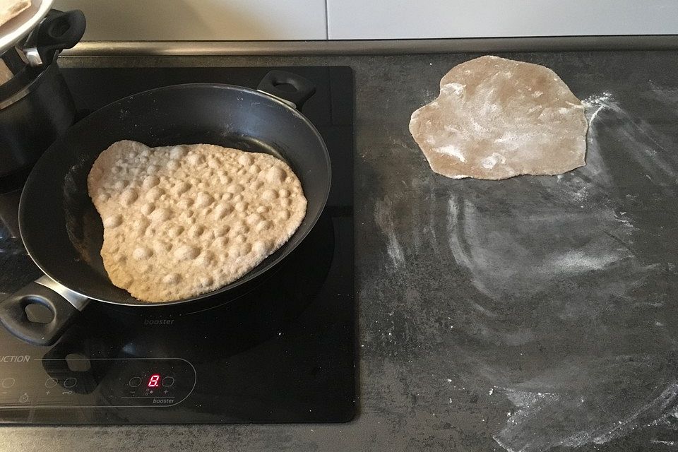 Indisches Naan Brot