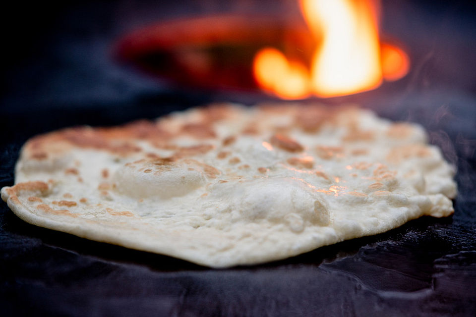 Indisches Naan Brot