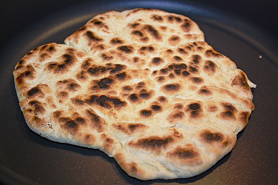 Indisches Naan Brot