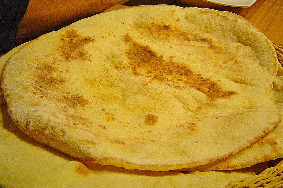 Indisches Naan Brot