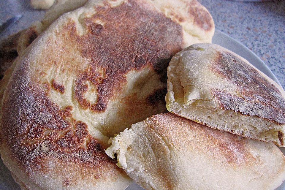 Indisches Naan Brot