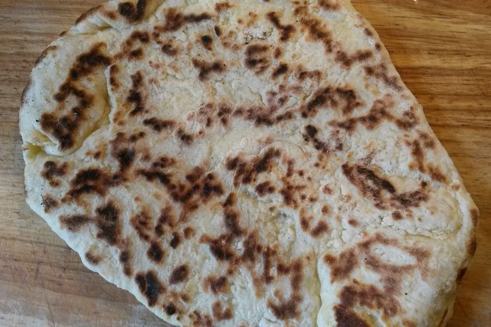 Indisches Naan Brot