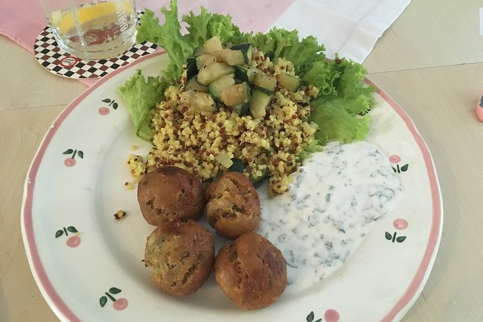 Schnelle vegane Falafel