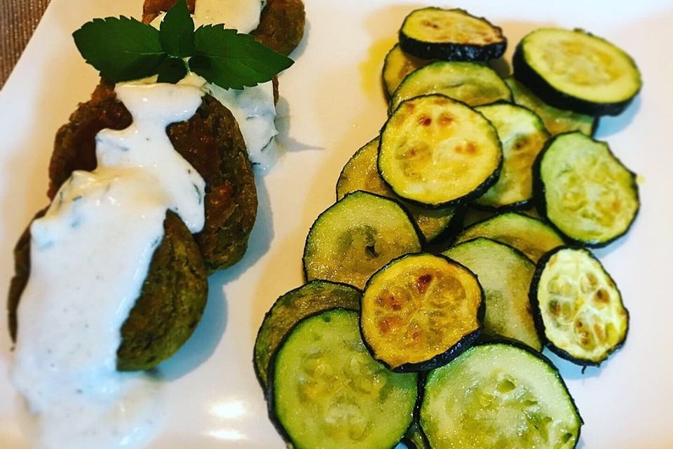 Schnelle vegane Falafel