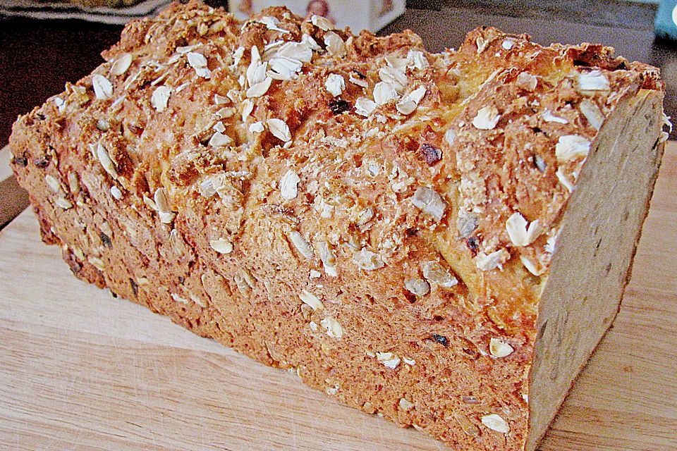 Kerniges Quarkbrot