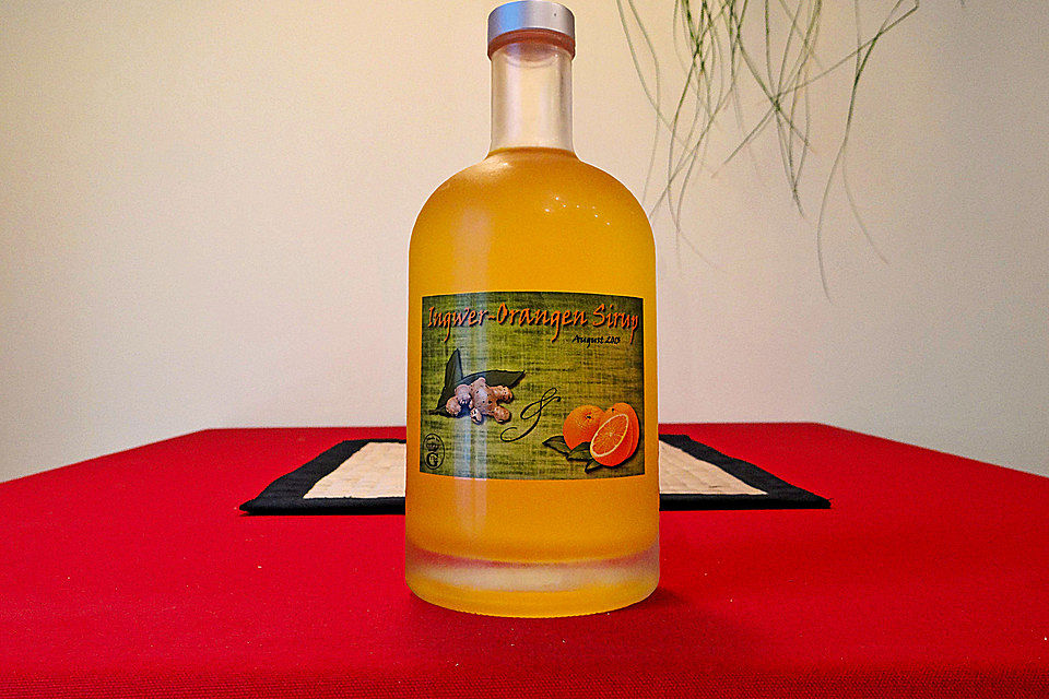 Ingwer-Orangen Sirup