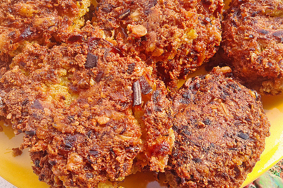 Tofu-Bratlinge mit Paprika