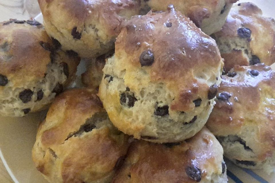 Glutenfreie Schokobrötchen