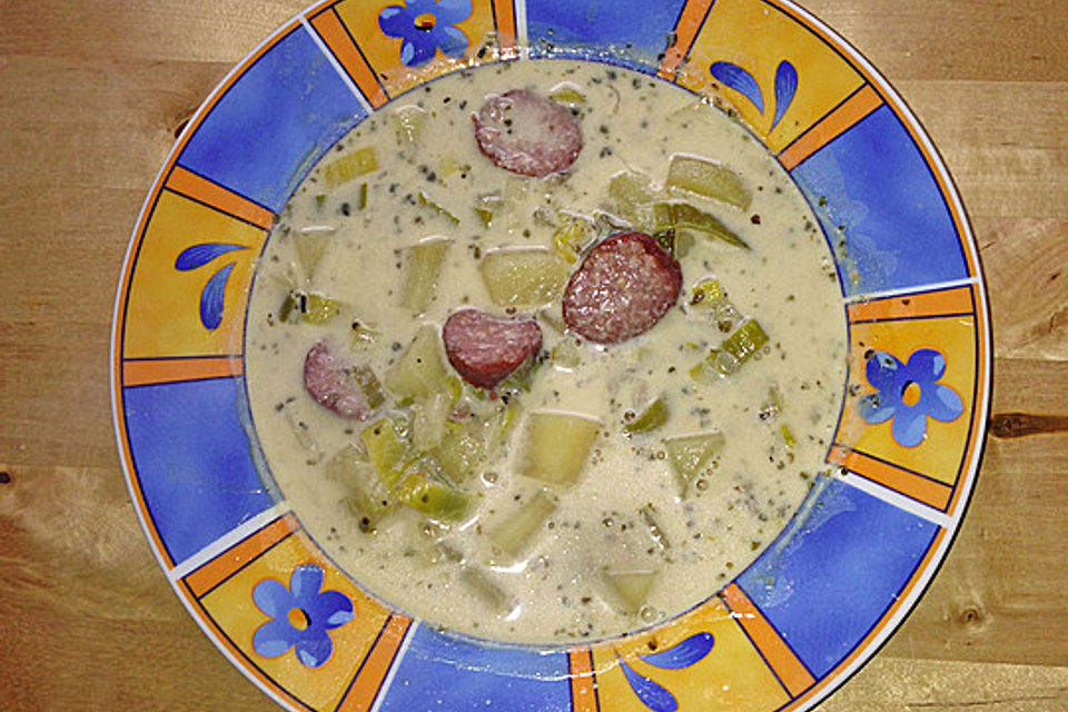 Kartoffelsuppe mit Lauch