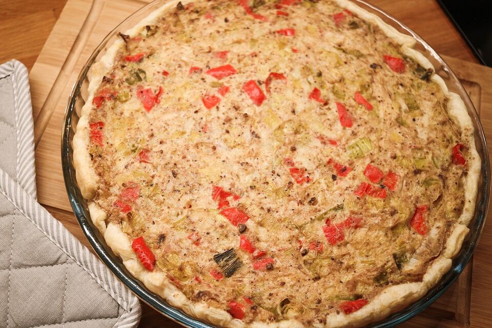 Vegane Lauch-Quiche