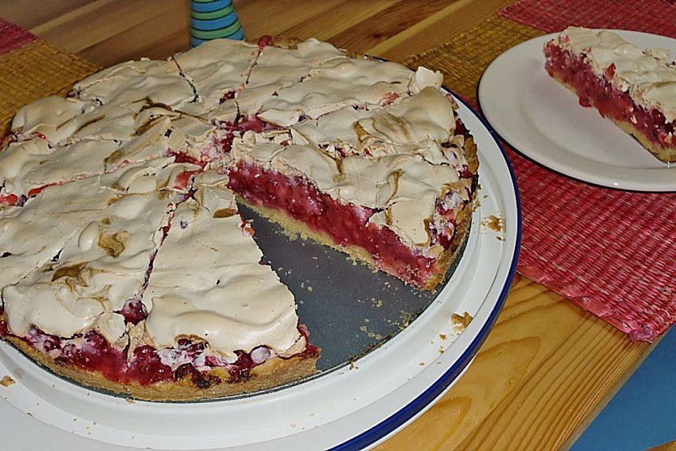 Johannisbeer - Baiser - Torte