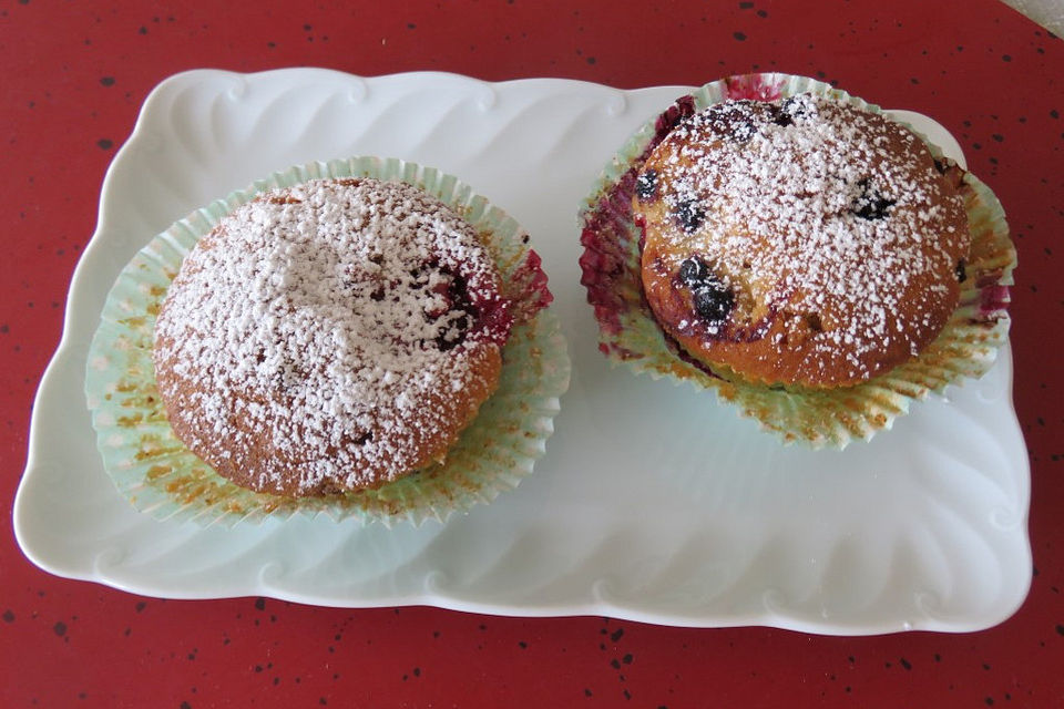 Waldbeer-Joghurt Muffins