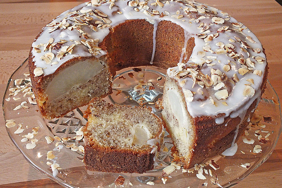 Birnen-Nusskuchen