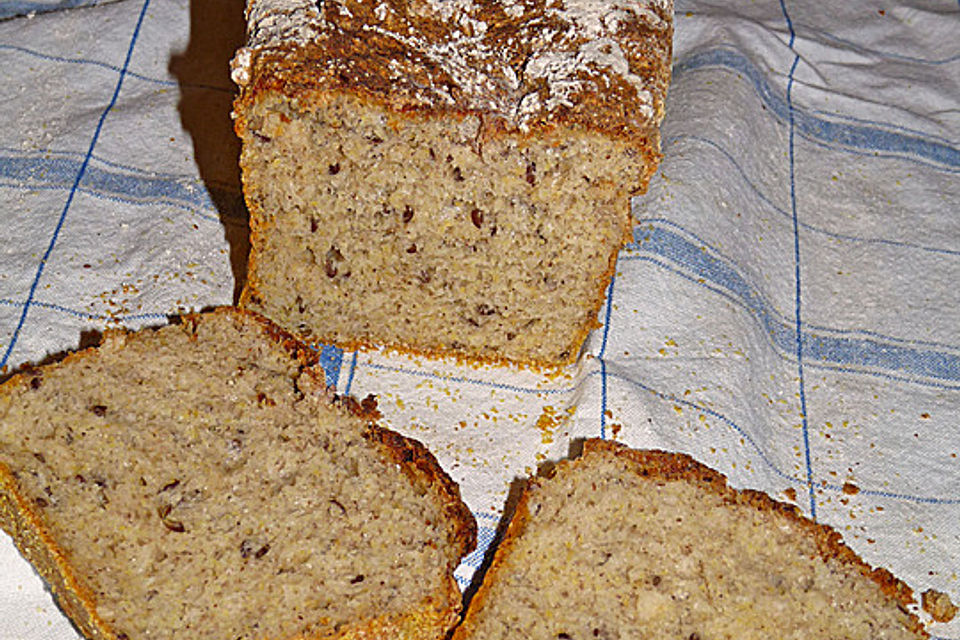 Gluten- und laktosefreies Brot