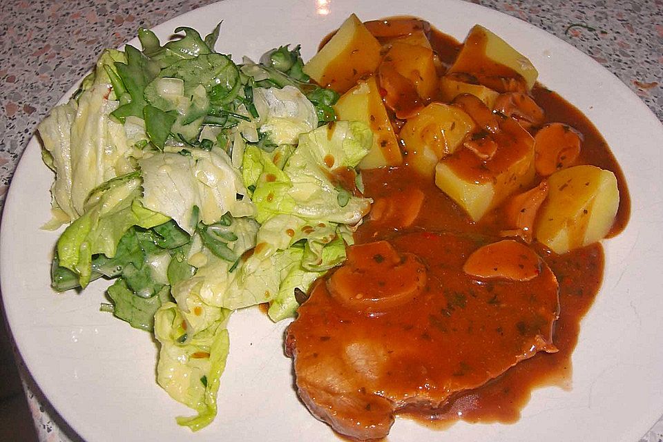 Soße zu Jägerbraten