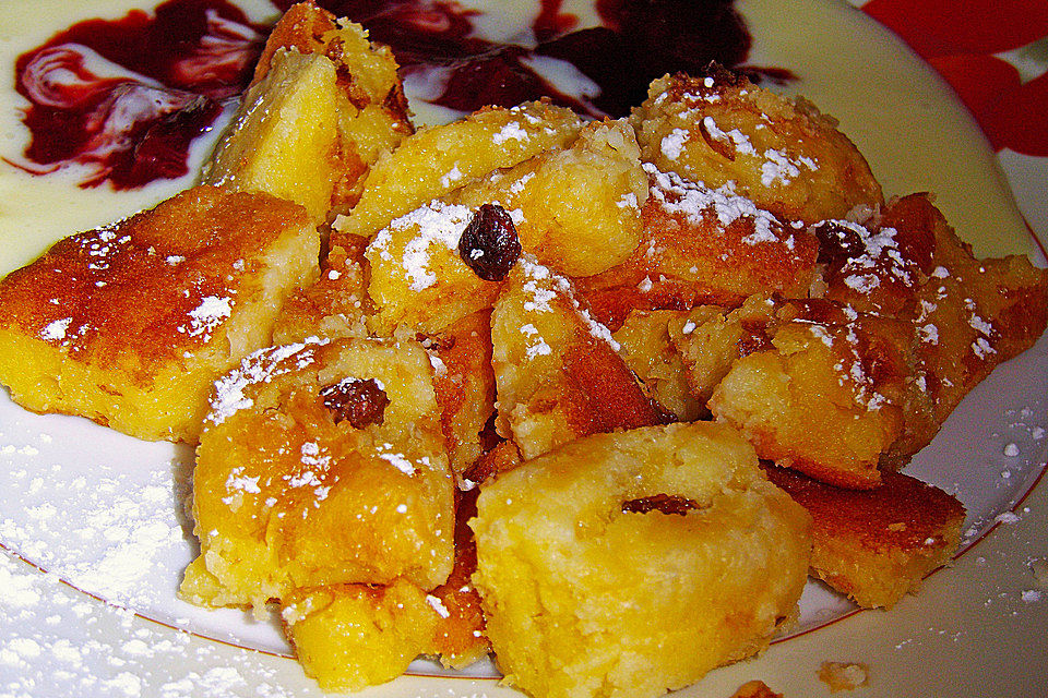 Vanilleschmarrn mit Rumrosinen