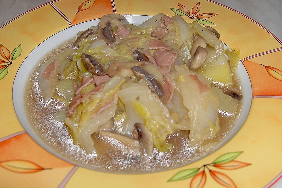 Champignon - Chinakohl - Eintopf