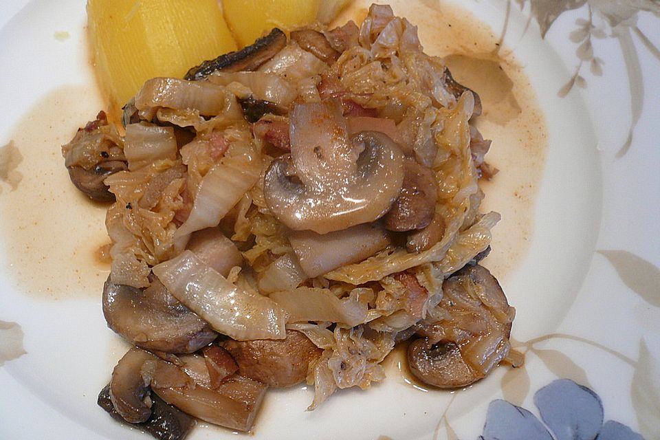 Champignon - Chinakohl - Eintopf