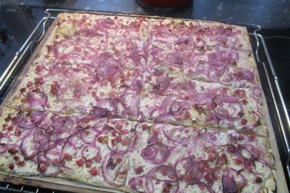 Schneller Flammkuchen