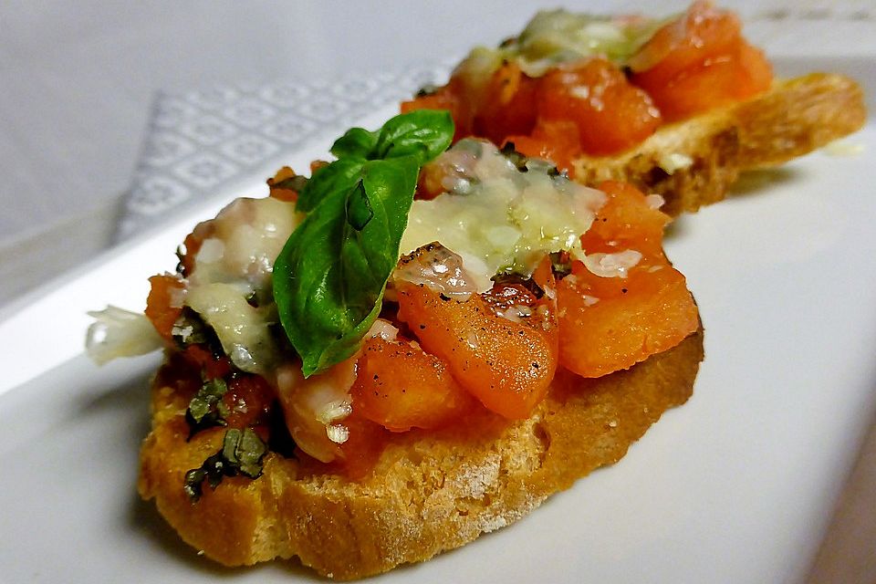 Bruschetta mit Parmesan