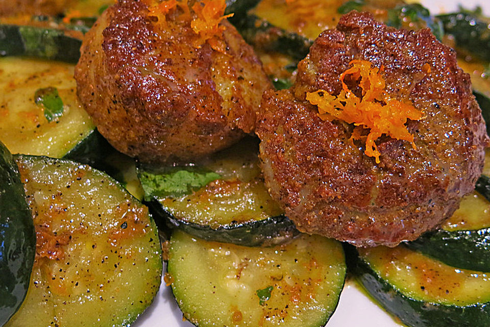 Smokeys Zucchinigemüse mit Jakobsmuscheln