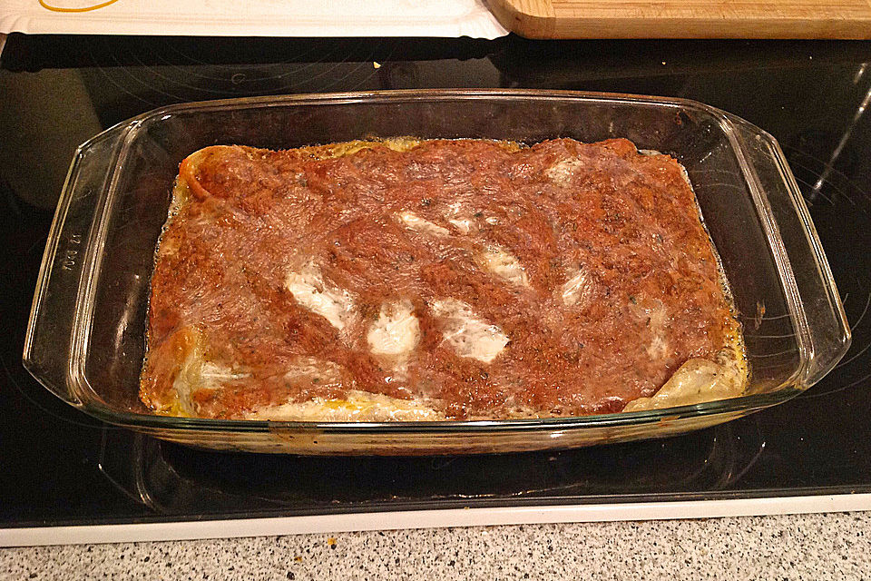 Vegane Spinat-Lasagne