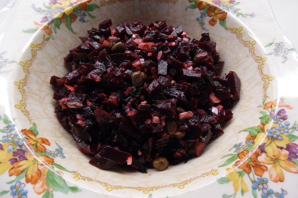 Rote Bete-Tatar vegetarisch