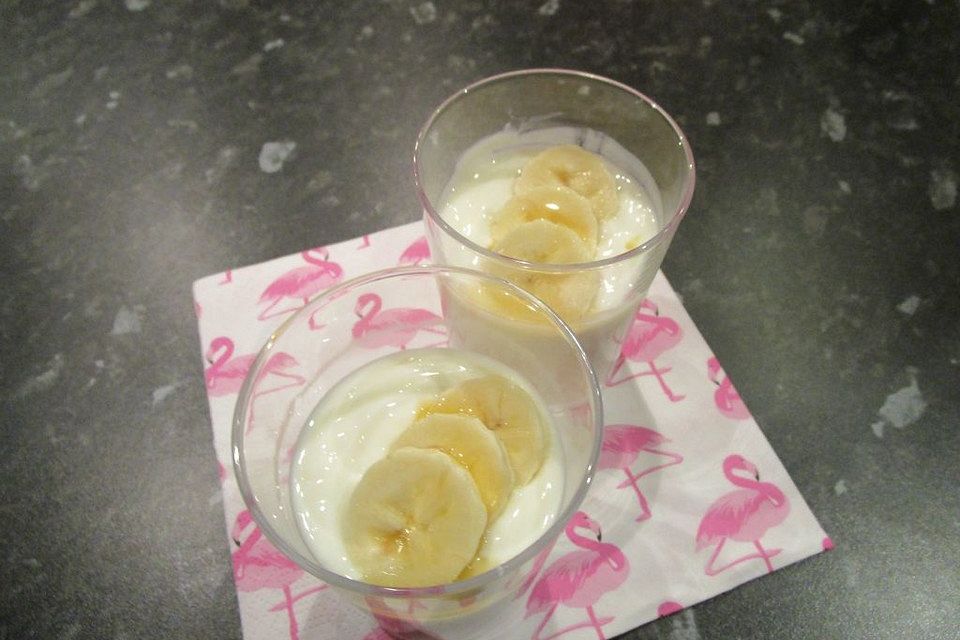 Bananen-Honig-Joghurt