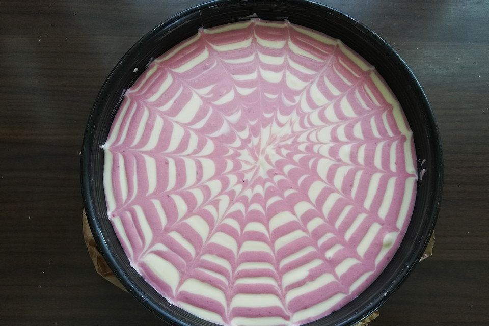 Zebra-Himbeer-Käsekuchen