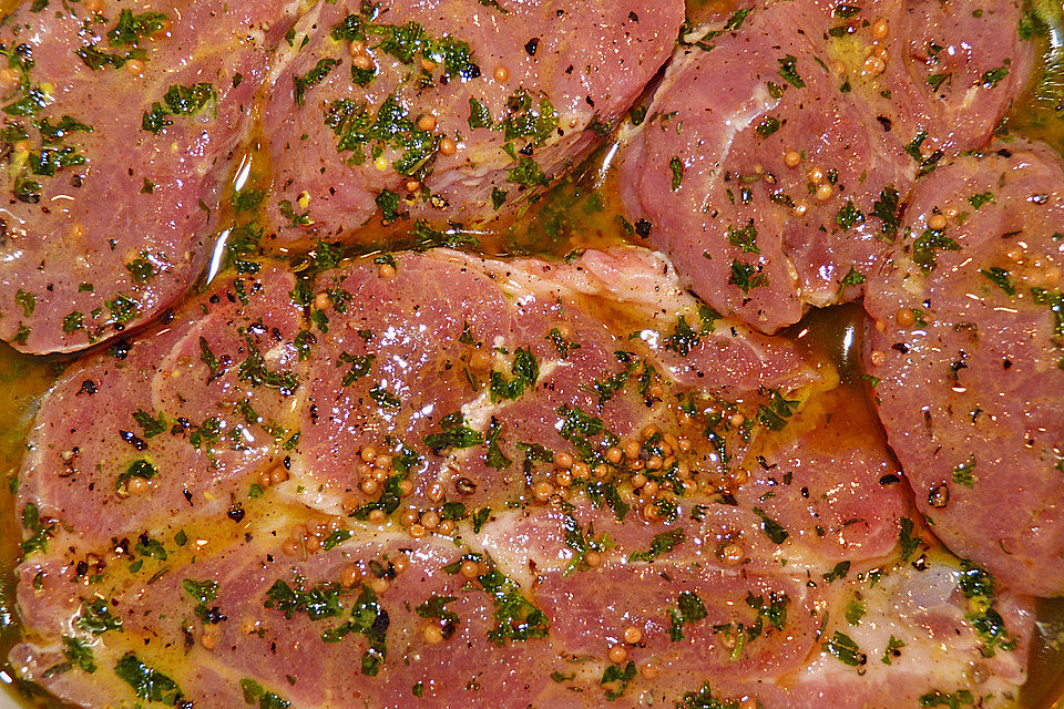 Bier - Senf - Marinade