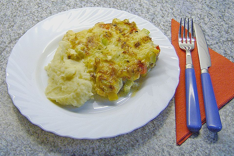 Hackfleischauflauf mit Zucchini