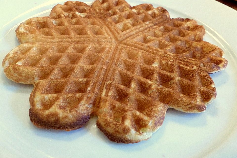 Bananen-Waffeln aus Dinkelvollkornmehl