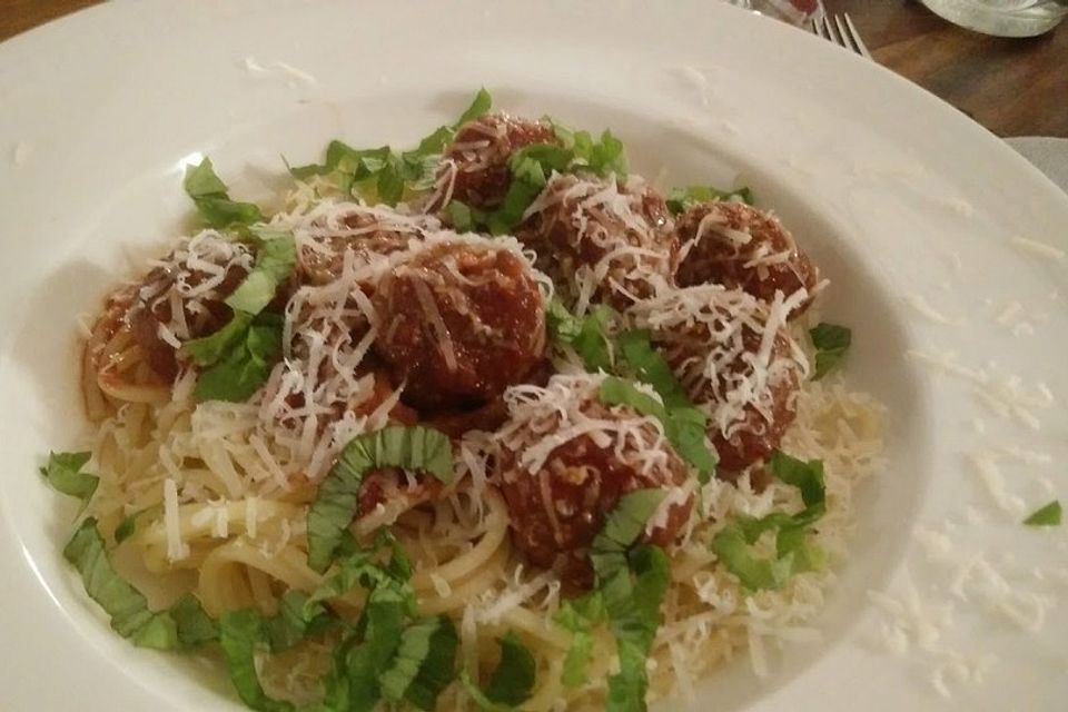 Polpette mit Spaghetti