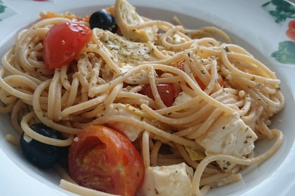 Spaghetti mediterran