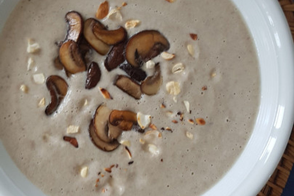 Champignon-Seidentofu-Cremesuppe