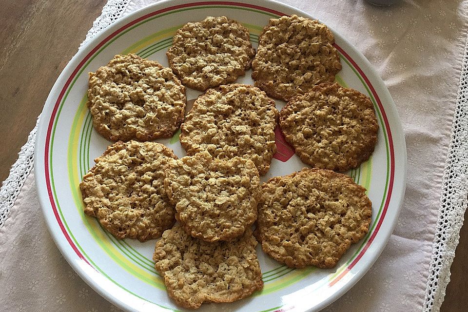 Dinkel Haferkekse weniger süß