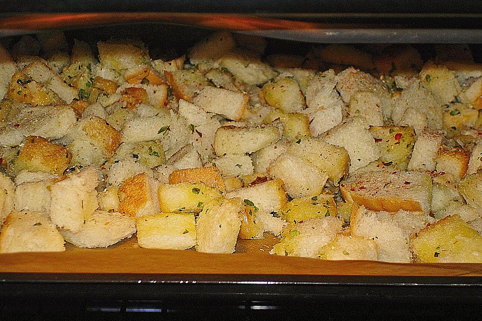 Italienische Croutons