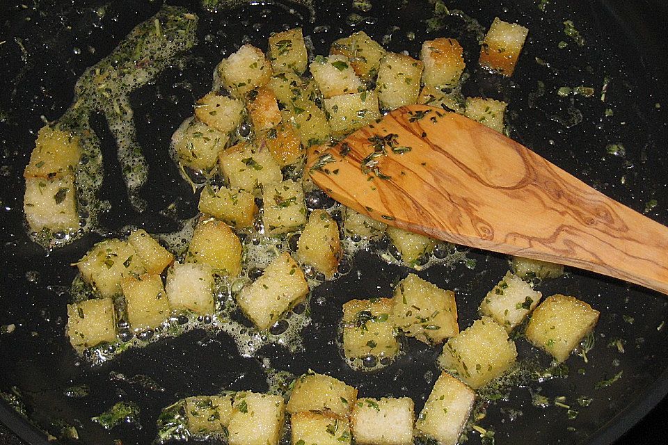 Italienische Croutons