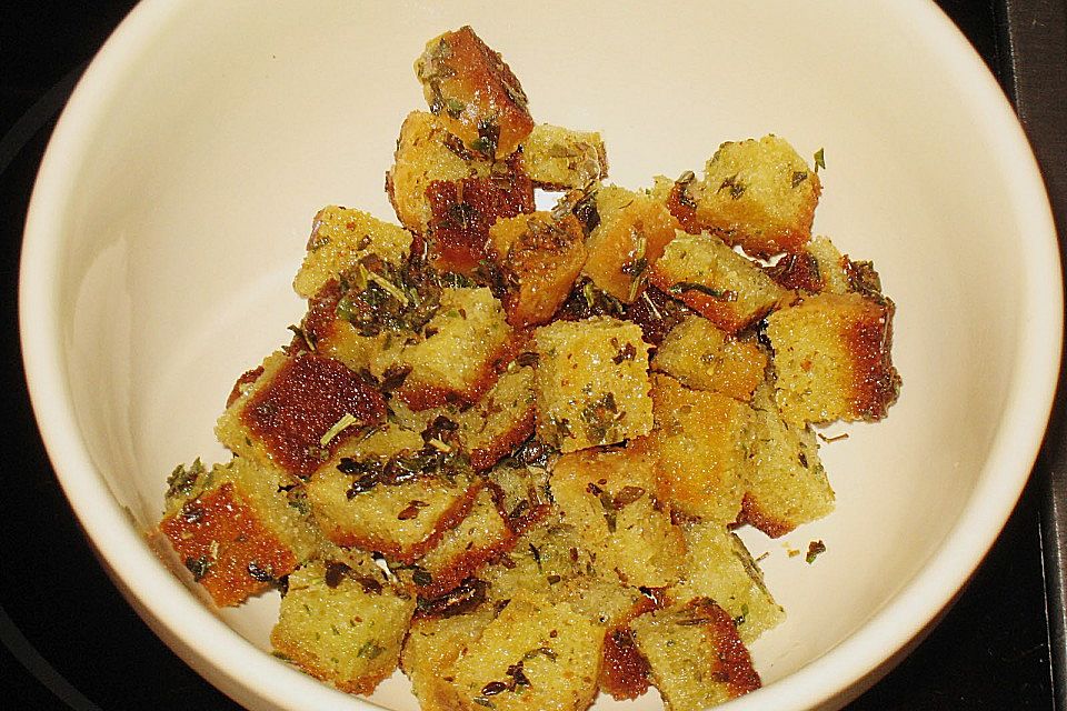 Italienische Croutons