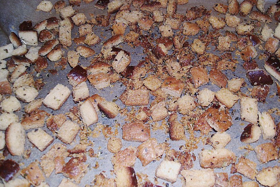 Italienische Croutons