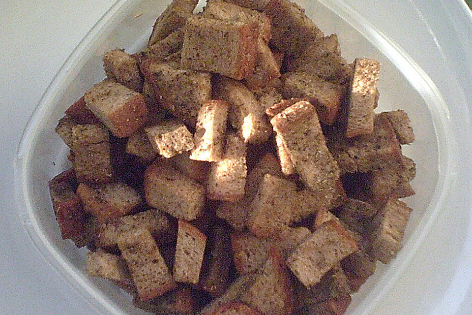 Italienische Croutons