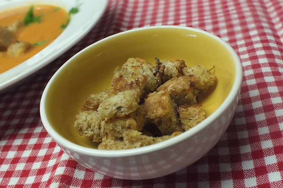 Italienische Croutons