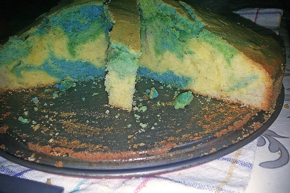 Regenbogenkuchen