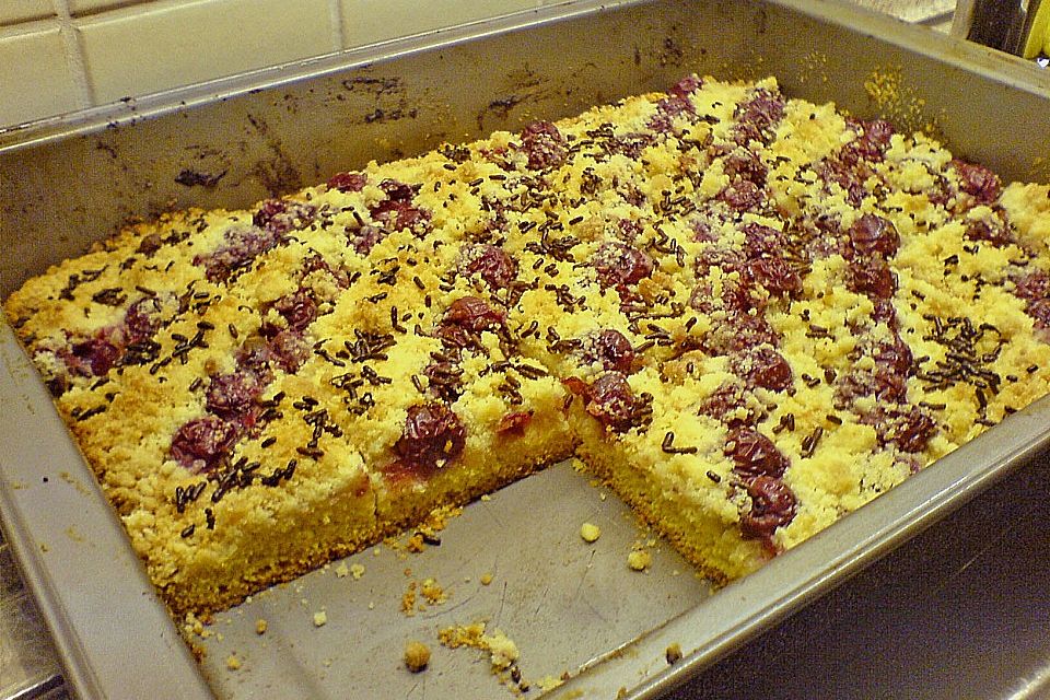 Kirsch - Streusel Kuchen