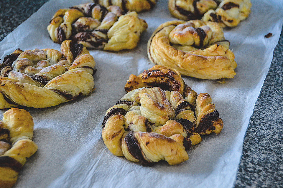 Nutella-Schnecken