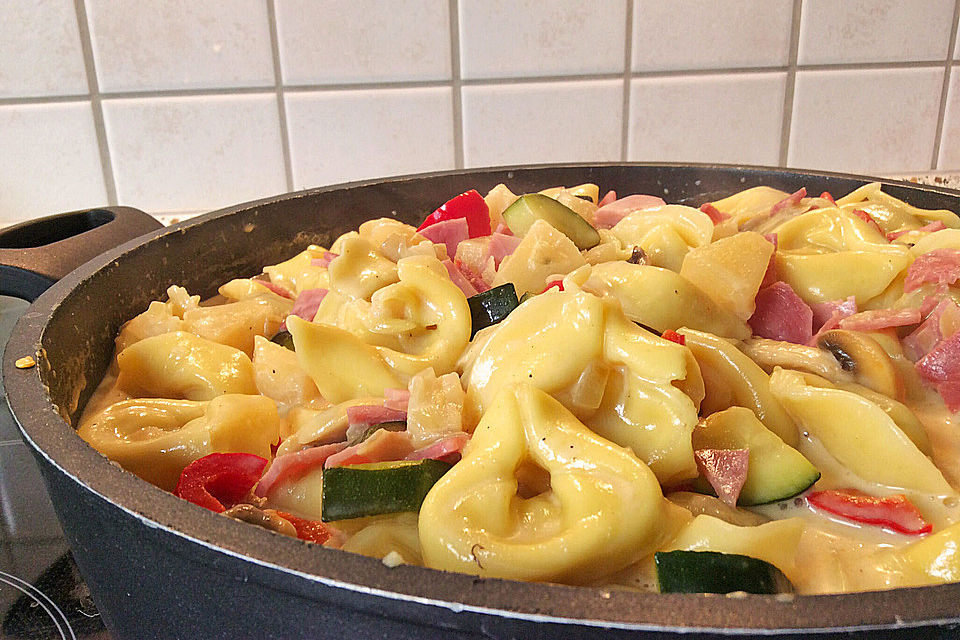 Tortellini-Gemüsepfanne